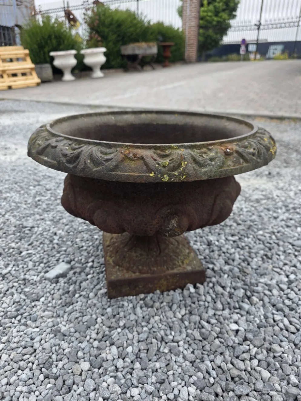 Vase médicis en fonte du XIXème