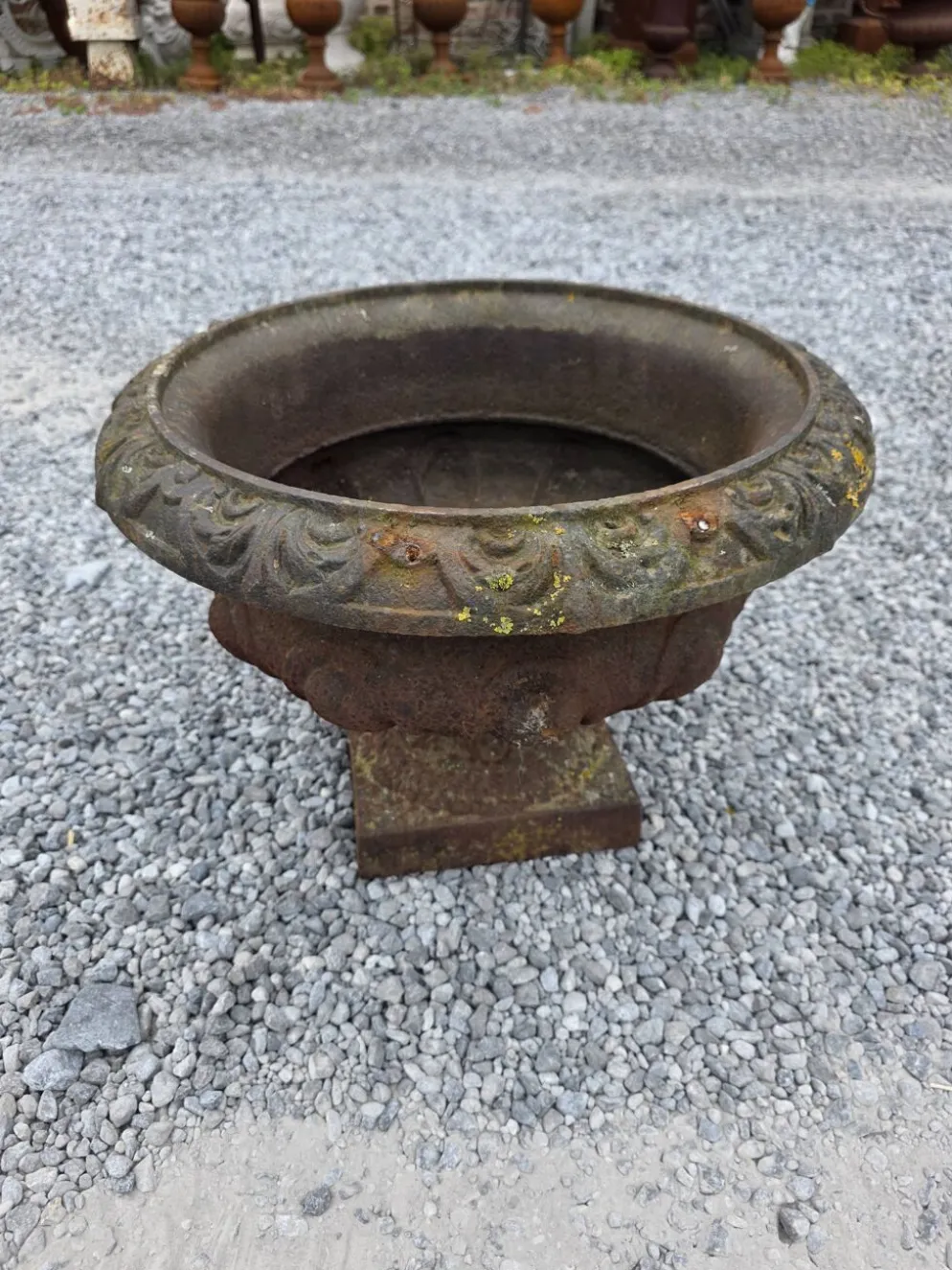 Vase médicis en fonte du XIXème