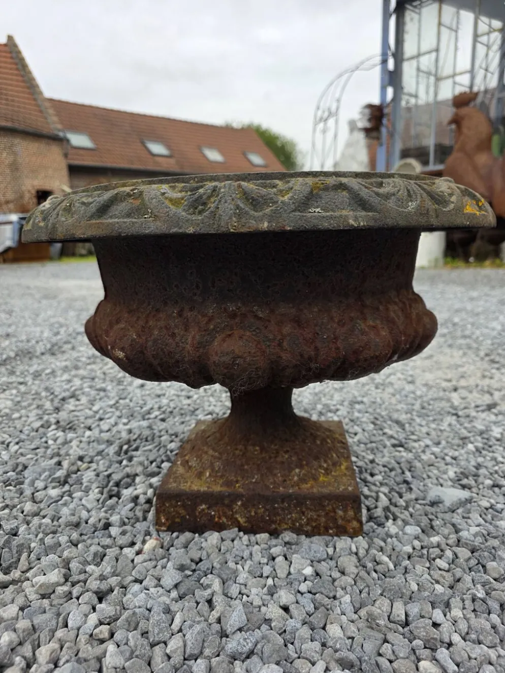 Vase médicis en fonte du XIXème