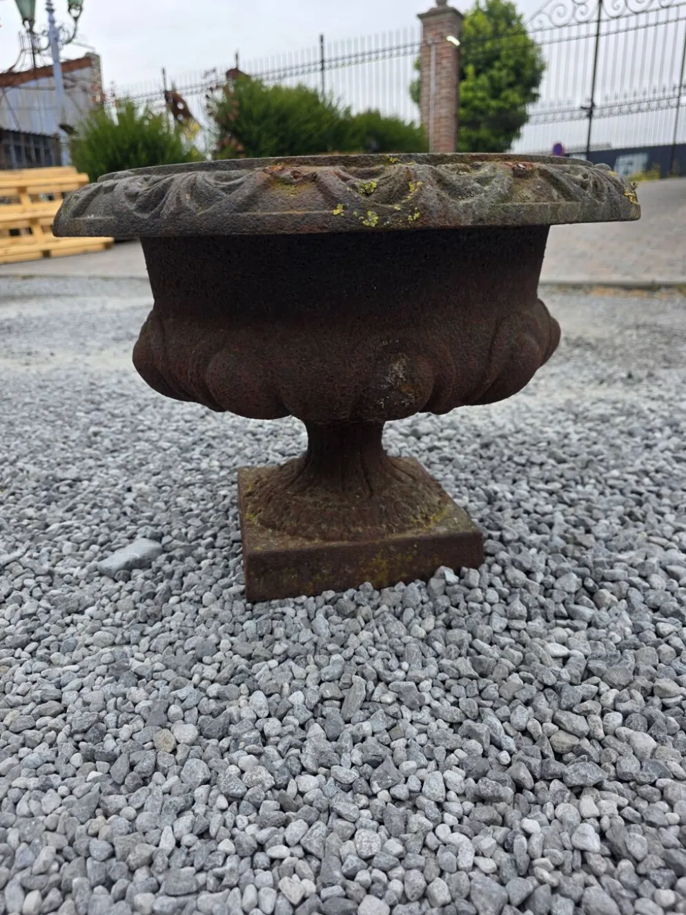 Vase médicis en fonte du XIXème