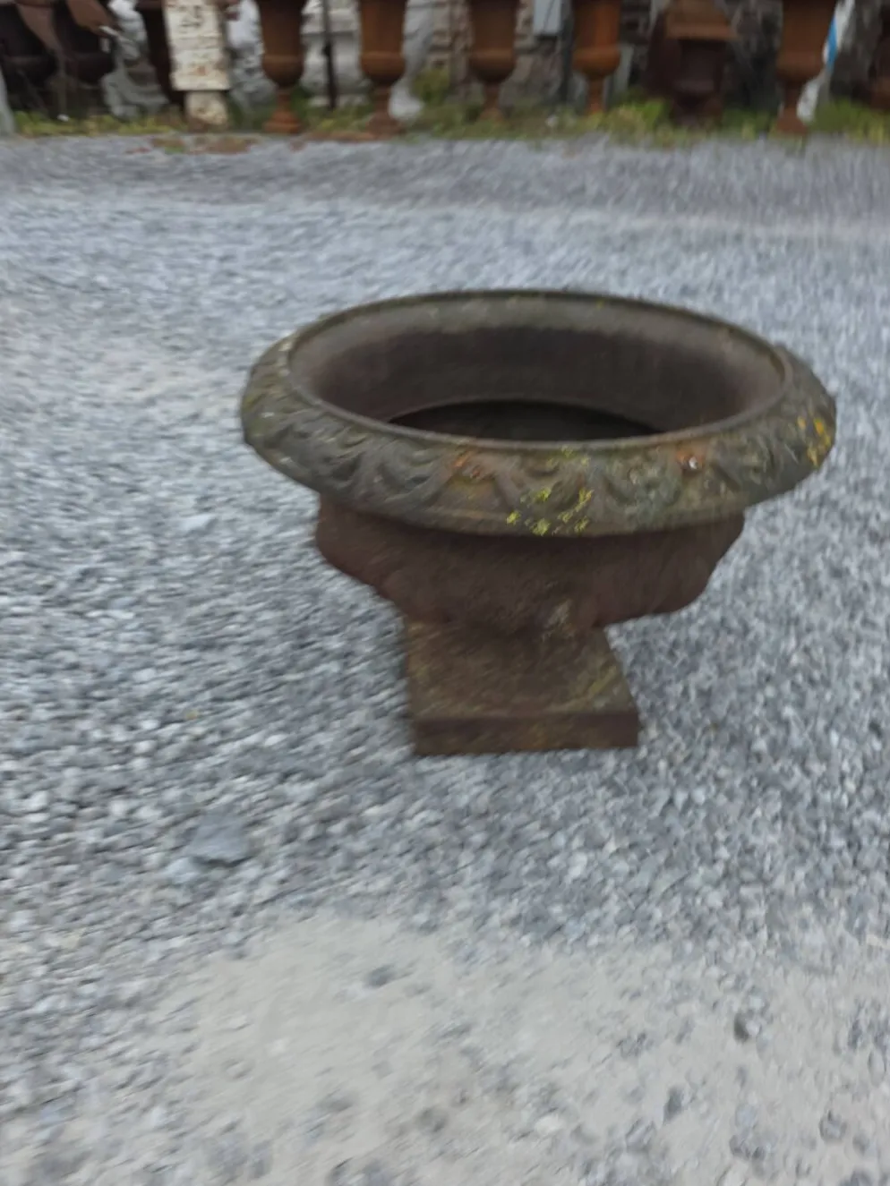 Vase médicis en fonte du XIXème