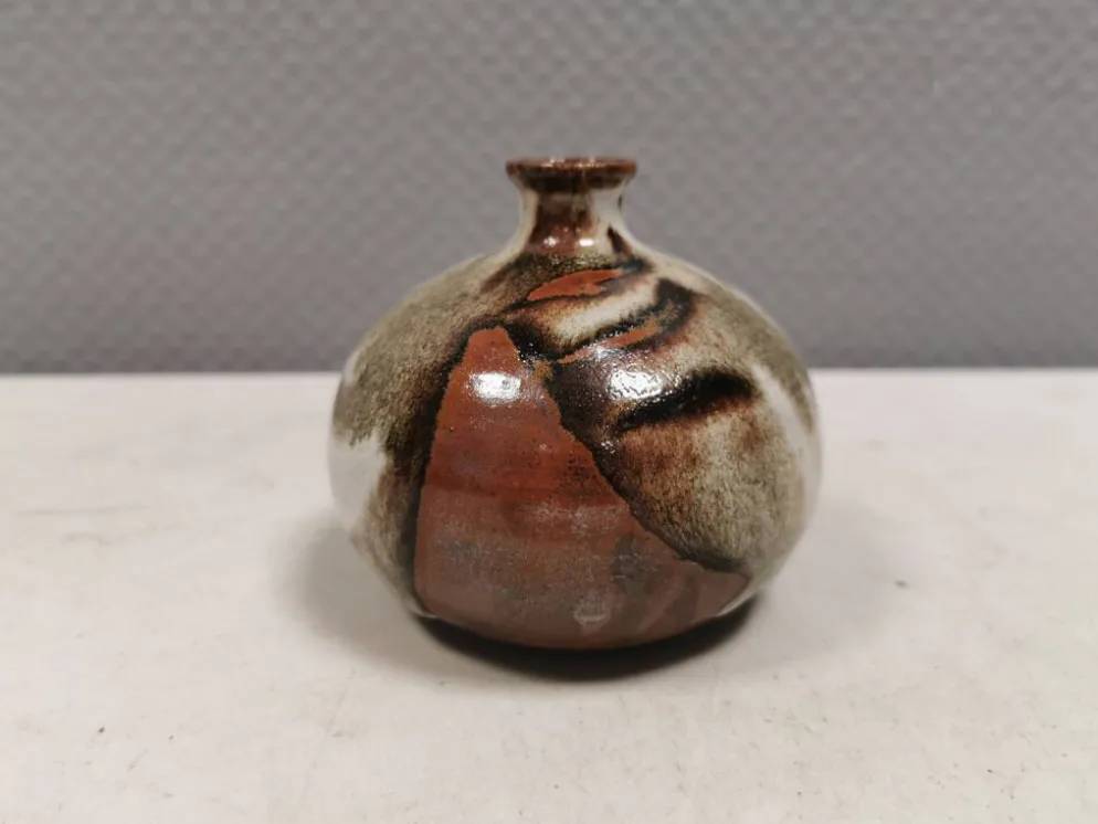 Vase miniature en céramique Waldorff danoise des années 1970-80.