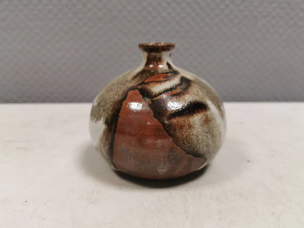 Vase miniature en céramique Waldorff danoise des années 1970-80.