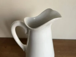 Vase pichet XXXL en porcelaine blanche 1920