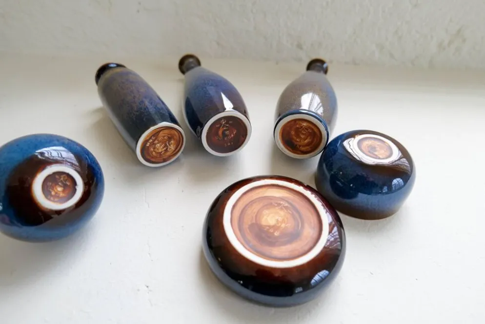 6 Vases Carl Harry Stålhane Rörstrand Suède