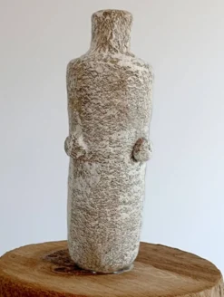 Vase sculptural esprit minéral Boho