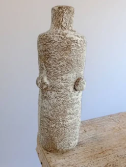 Vase sculptural esprit minéral Boho