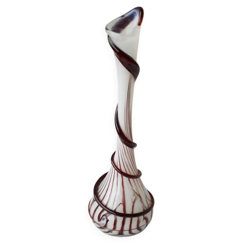 Vase soliflore en verre Diverchy