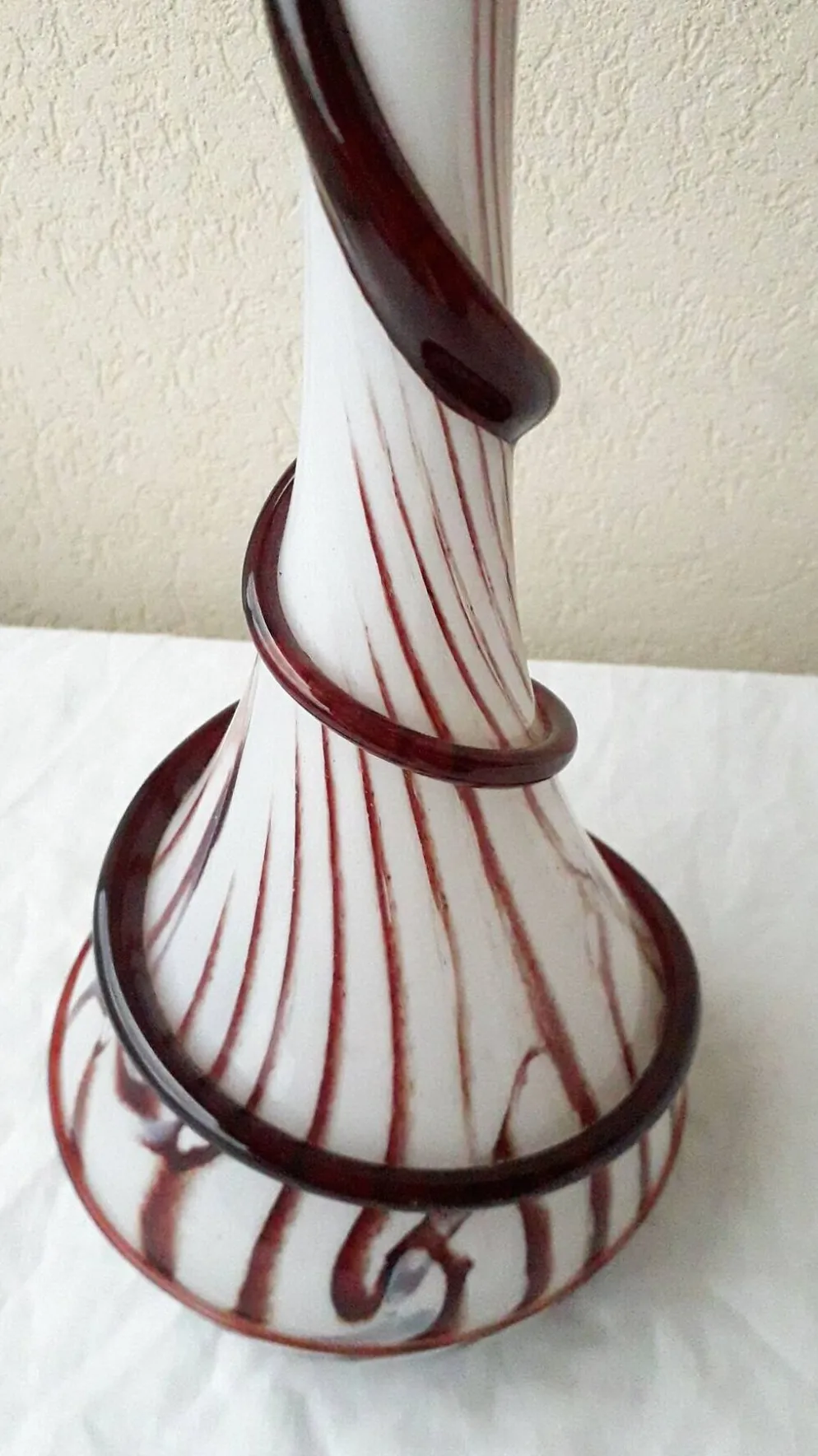 Vase soliflore en verre Diverchy