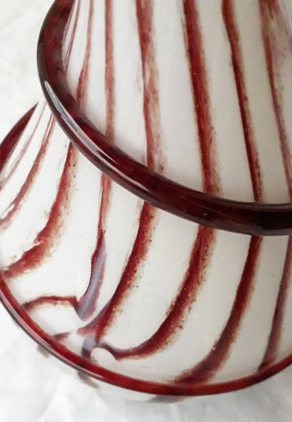 Vase soliflore en verre Diverchy
