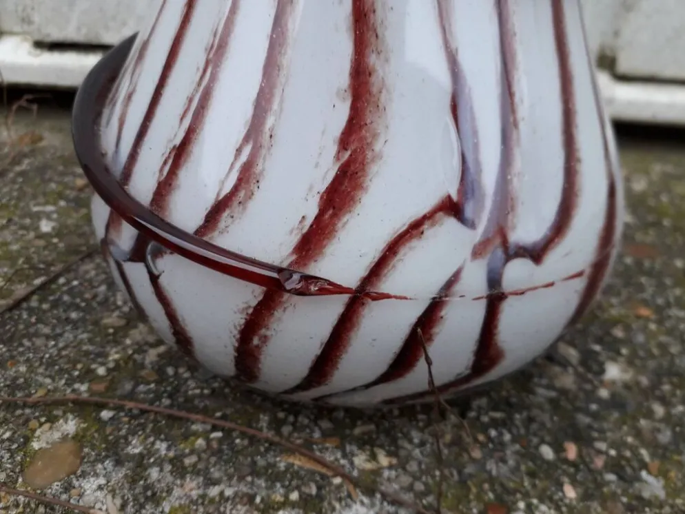 Vase soliflore en verre Diverchy