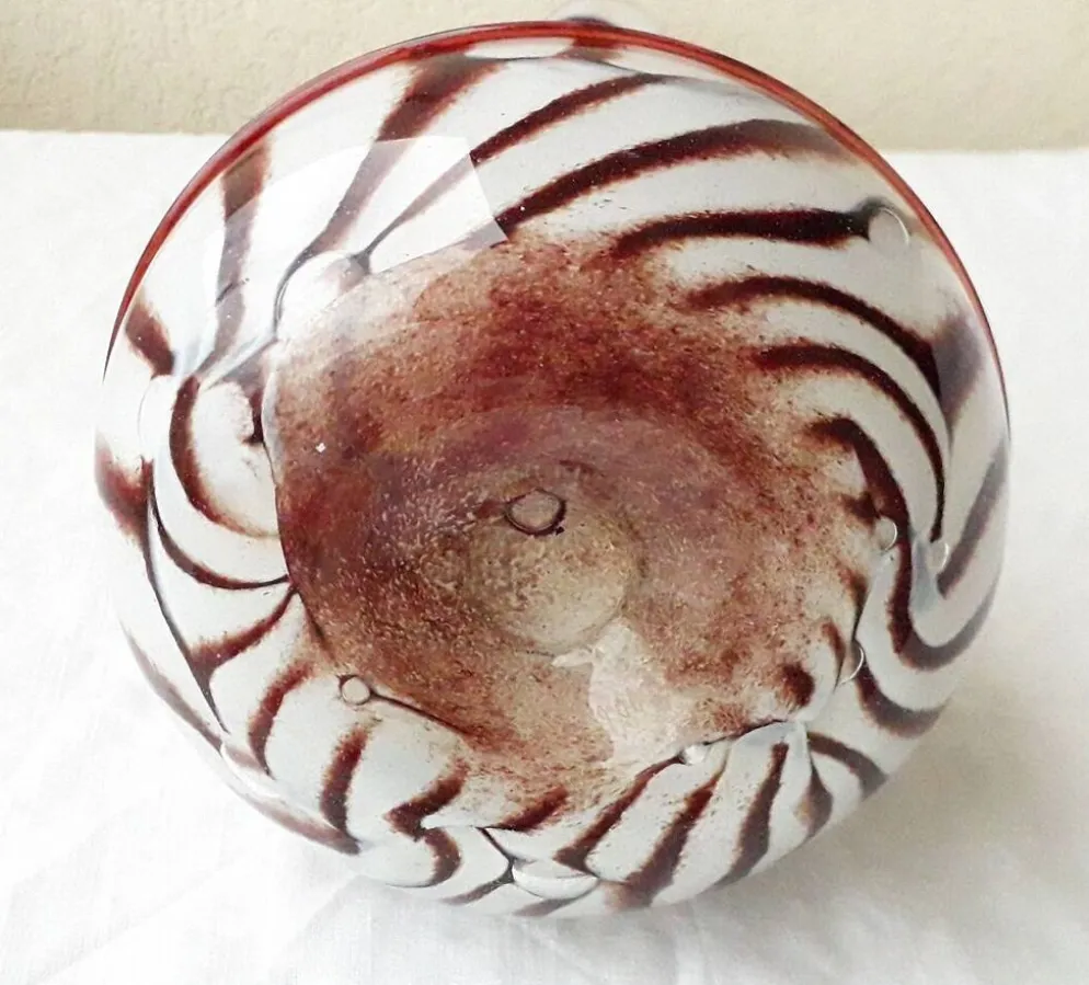 Vase soliflore en verre Diverchy