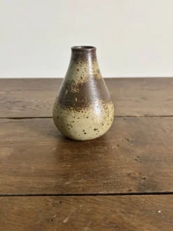 Vase soliflore vintage en grès – Jean Tessier – Atelier Le Cep – Années 60