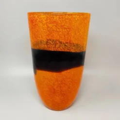 Vase étonnant des années 1970 par Ca' dei Vetrai en verre de Murano. Fabriqué en Italie.