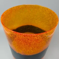 Vase étonnant des années 1970 par Ca' dei Vetrai en verre de Murano. Fabriqué en Italie.