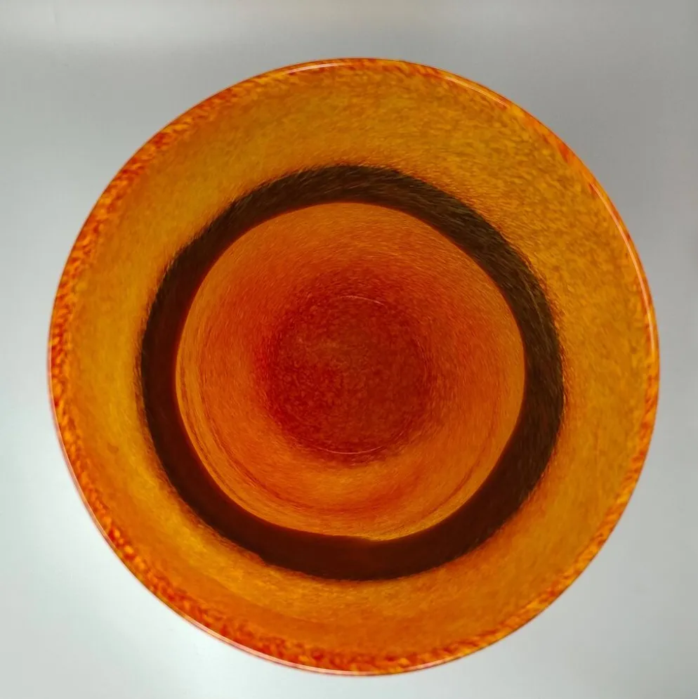 Vase étonnant des années 1970 par Ca' dei Vetrai en verre de Murano. Fabriqué en Italie.