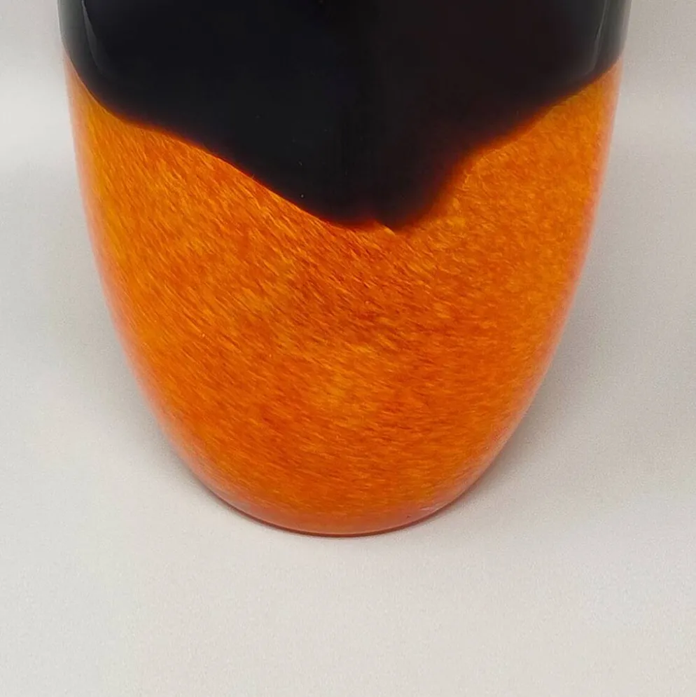 Vase étonnant des années 1970 par Ca' dei Vetrai en verre de Murano. Fabriqué en Italie.