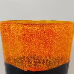 Vase étonnant des années 1970 par Ca' dei Vetrai en verre de Murano. Fabriqué en Italie.