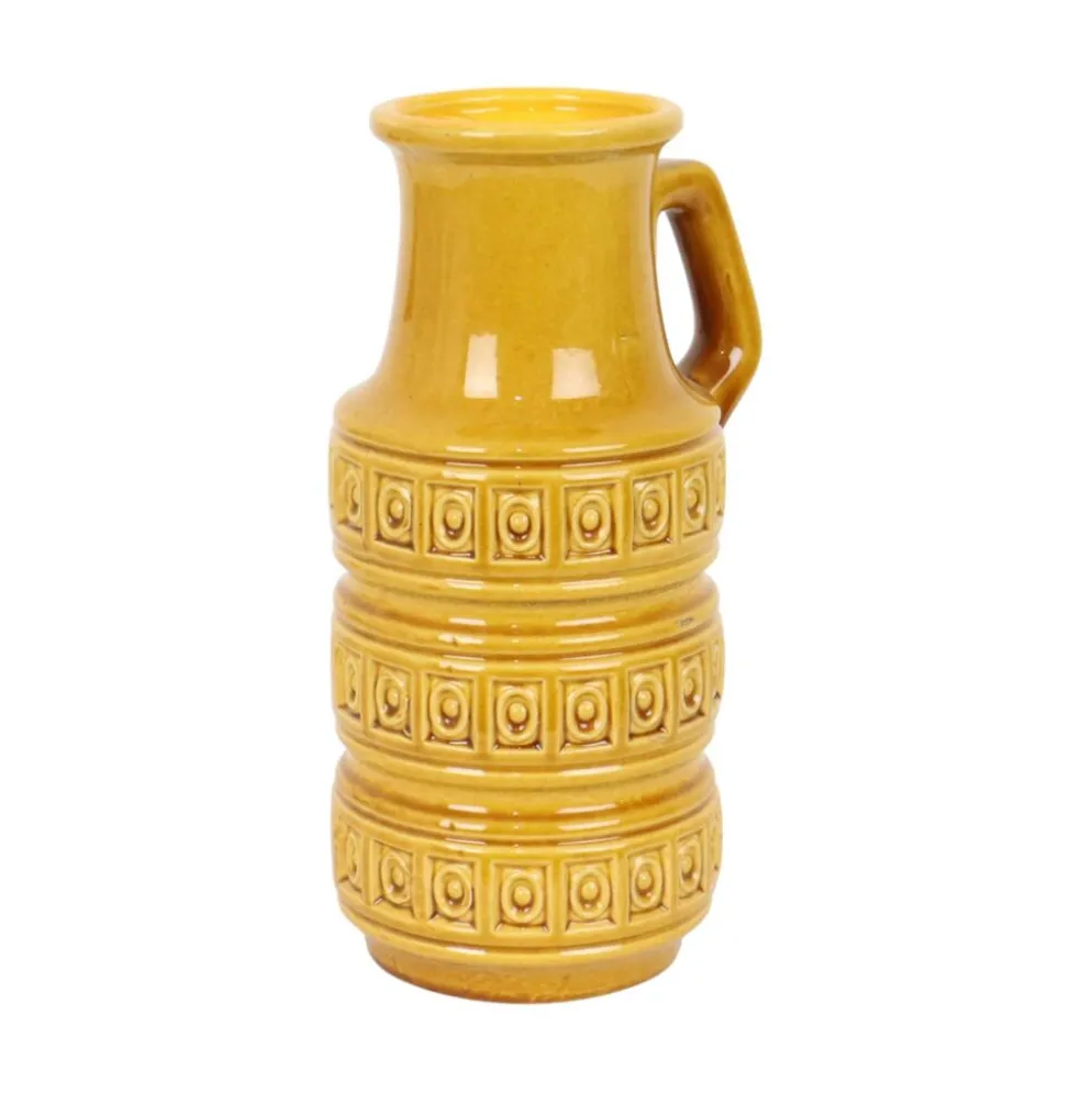 Vase vintage Scheurich Inka Allemagne de l'Ouest céramique 429-26