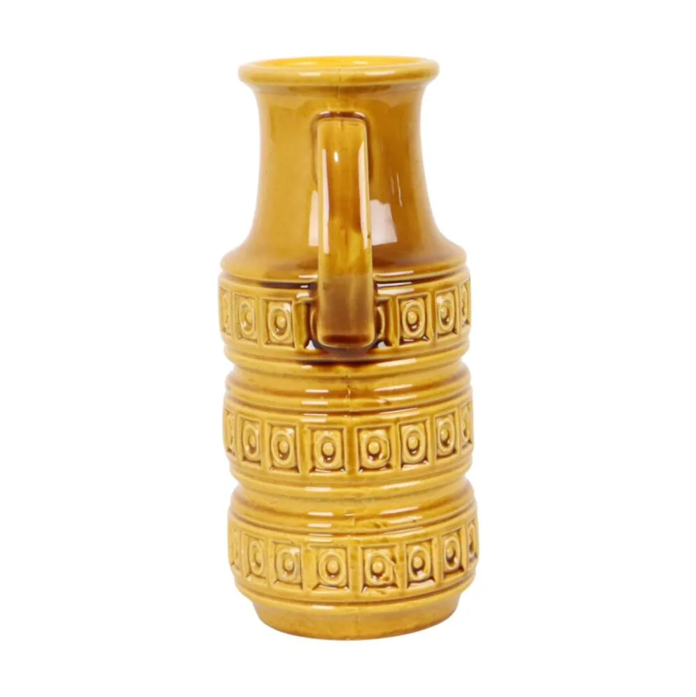 Vase vintage Scheurich Inka Allemagne de l'Ouest céramique 429-26