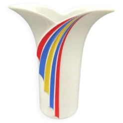 Vase vintage Thomas Germany au design postmoderne