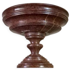 Vasque en marbre rouge griotte vers 1800