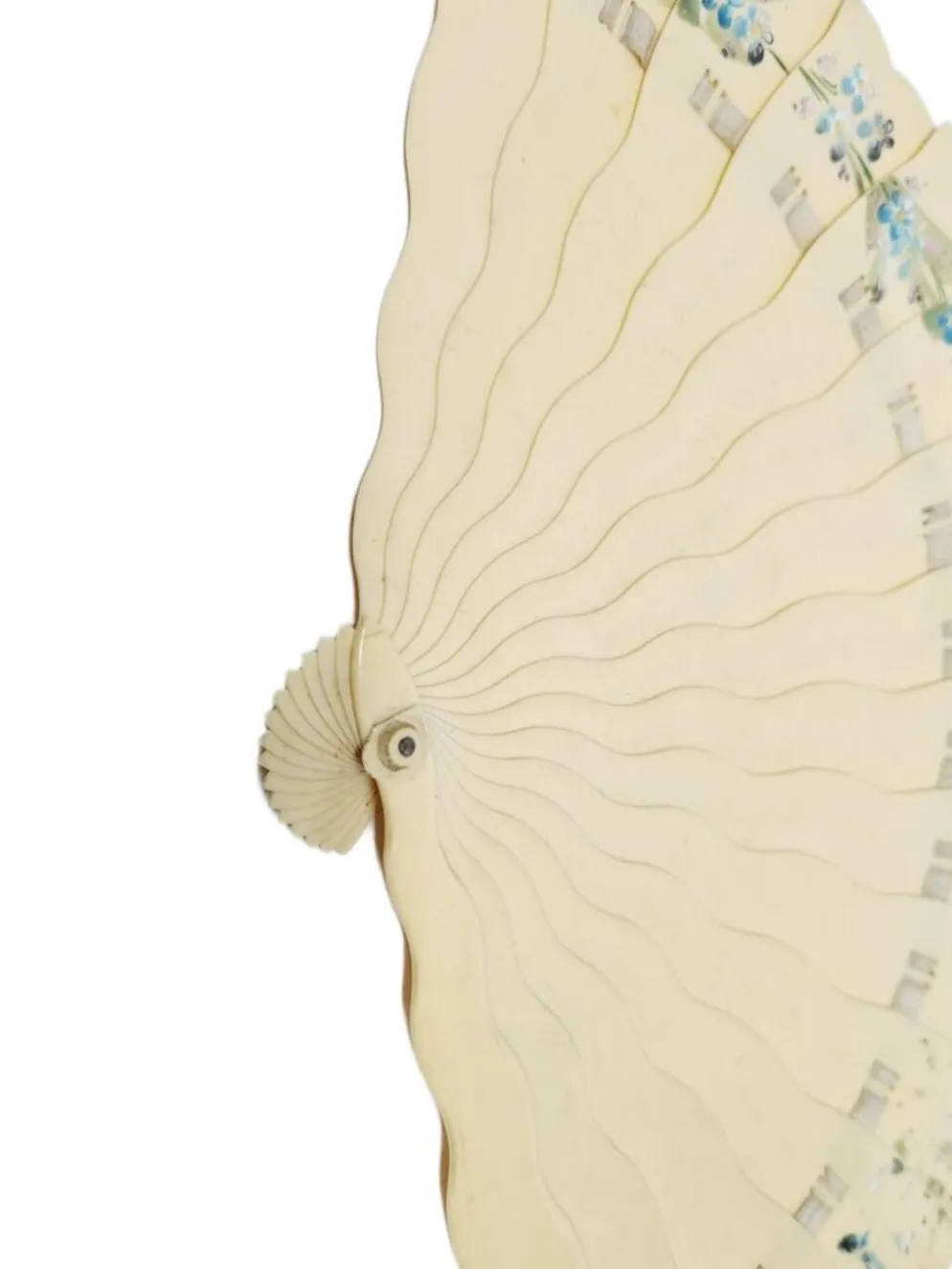 Éventail en celluloïd Art Nouveau austro-hongrois, années 1900