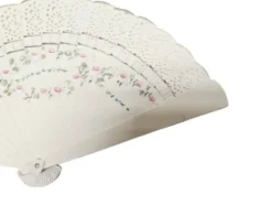 Éventail en celluloïd austro-hongrois Art Nouveau, années 1900