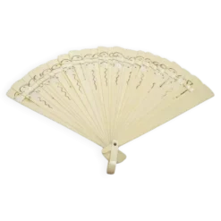 Éventail en celluloïd polonais Art Nouveau, années 1900