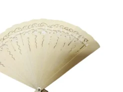 Éventail en celluloïd polonais Art Nouveau, années 1900