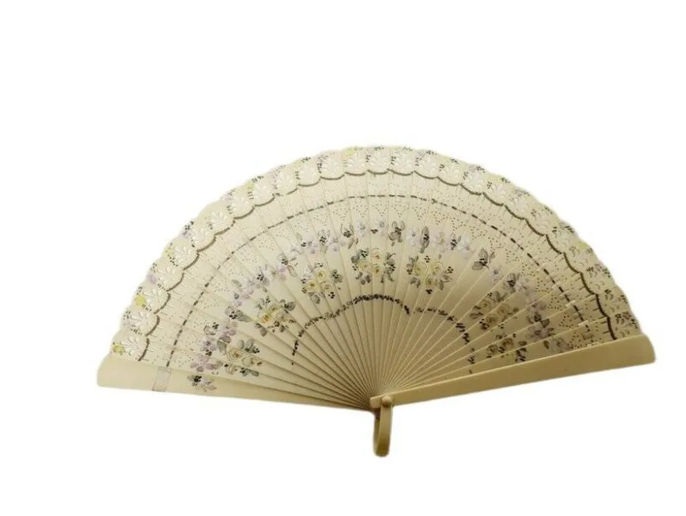 Éventail en celluloïd polonais Art Nouveau, années 1930