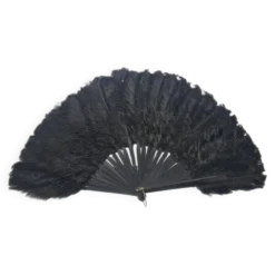 Éventail en plumes Art Déco polonais autrichien, années 1920