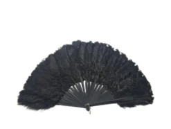 Éventail en plumes Art Déco polonais autrichien, années 1920