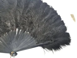 Éventail en plumes Art Déco polonais autrichien, années 1920