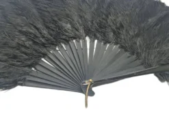 Éventail en plumes Art Déco polonais autrichien, années 1920