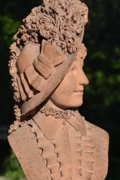 Victor Vermare, Femme coiffée d'un chapeau à plume (1883)