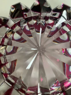 Vide poche cristal de Saint Louis des années 70.