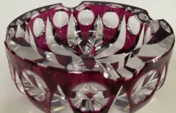 Vide poche cristal de Saint Louis des années 70.
