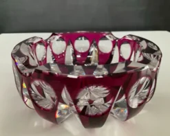 Vide poche cristal de Saint Louis des années 70.