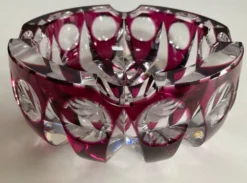 Vide poche cristal de Saint Louis des années 70.