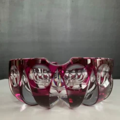 Vide poche cristal de Saint Louis des années 70.