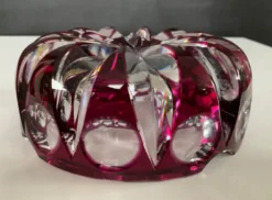 Vide poche cristal de Saint Louis des années 70.