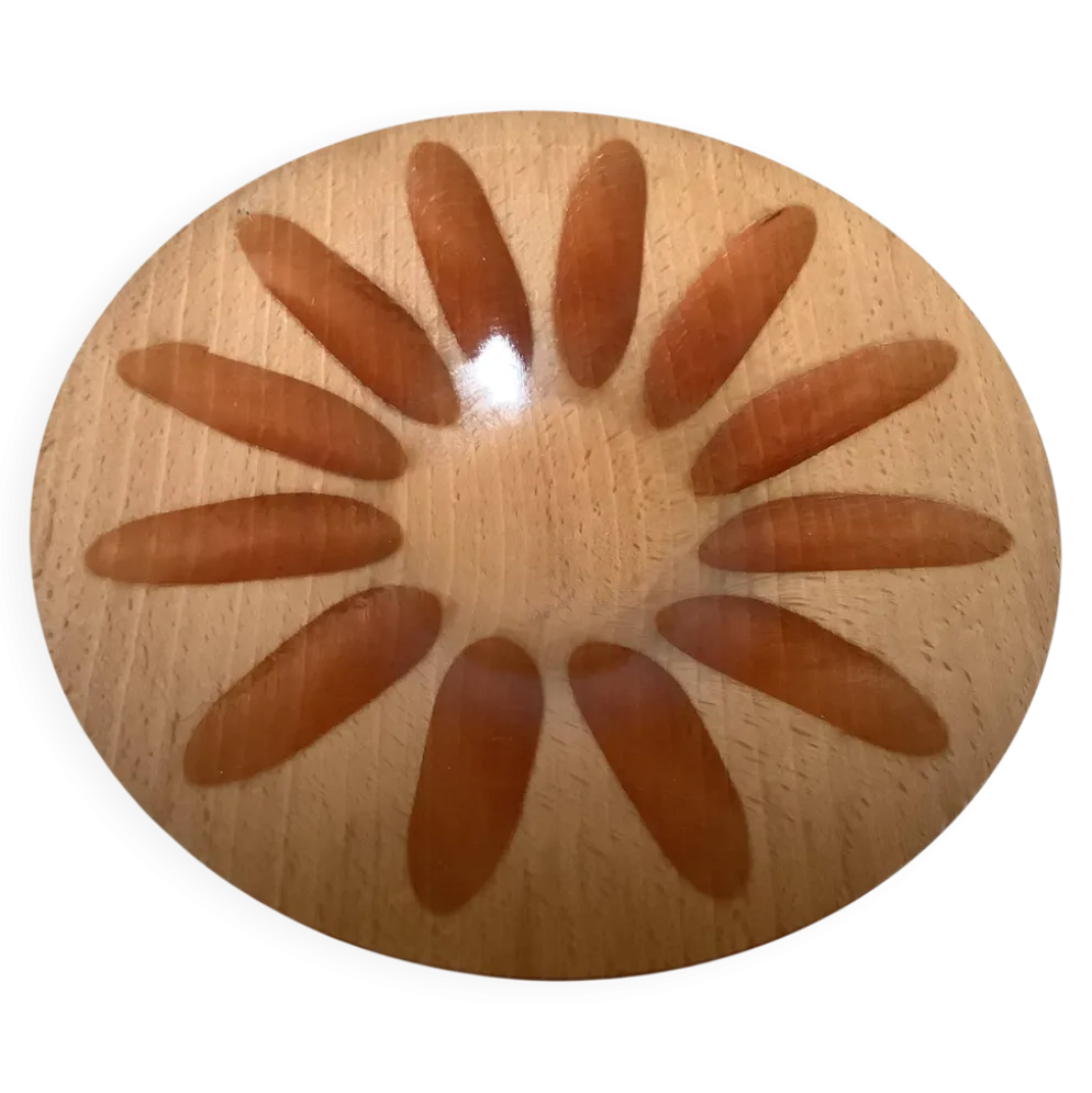 Vide poche en bois Nopjes houtdraaiwerk fait main