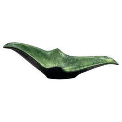 Vide poche en céramique signé dimension : hauteur -16 cm- Largeur -51 cm-