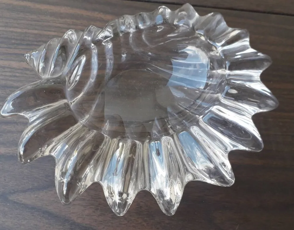 Vide poche en verre coquillage