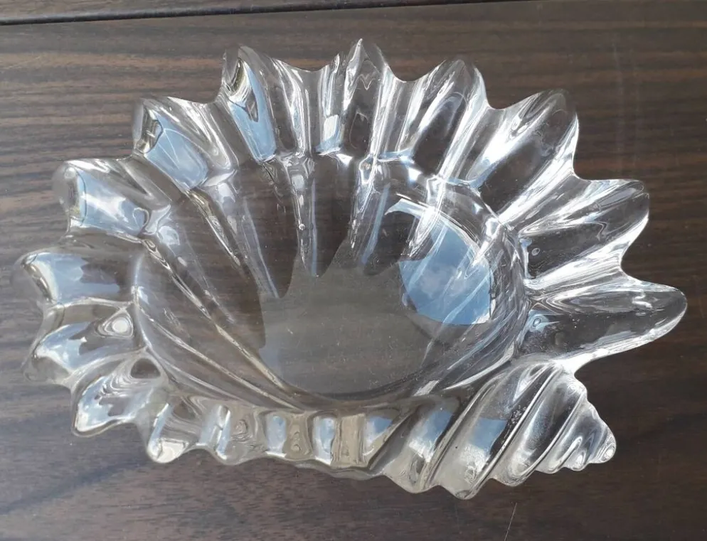 Vide poche en verre coquillage