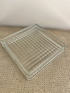 Vide poche en verre épais