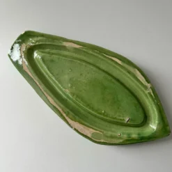 Vide poche feuille verte