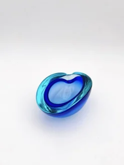 Vide-Poche Flavio Poli Seguso Sommerso Bleu Cobalt Aigue-Marine