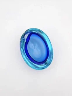Vide-Poche Flavio Poli Seguso Sommerso Bleu Cobalt Aigue-Marine